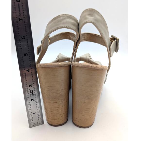 Korks by Kork Ease Dawson Wedge Sandals Women's Off White Size US9M EU39.5 - Picture 4 of 11